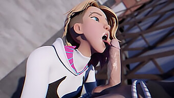 Przygotuj Się Na Zdumiewające Umiejętności Spider-Gwen W Zakresie Głębokiego Gardła W Tym Filmie 3d