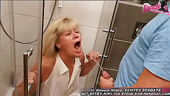 German Housewife Caught Having Sex With Young Cock