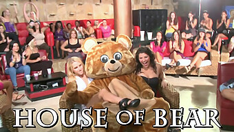 Wild Cfnm Party With Dancing Bear And Group Sex With Horny Milfs And Blowjobs