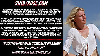 Anal Terror: Sindy Rose Takes On Anal Dildo In Extreme Conditions