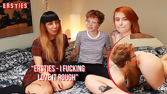 Three Women Explore Lesbian Threesome With Strapon And Sex Toys