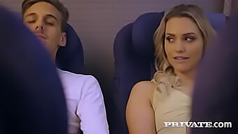 Cute Girl Mia Malkova'S First Time Giving A Blowjob On A Plane