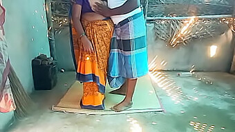 Young Indian Couple Having Sex In Village Home